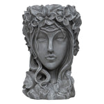 Woodside Garden Goddess Head Planter Decorative Indoor/Outdoor Plant Pot Statue