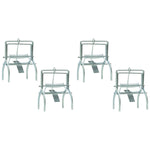 4 Pack of Woodside Heavy Duty Mole Claw Scissor Talpex Traps Fast Humane Kill