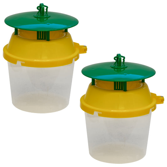 Woodside Reusable/Refillable Box Tree Moth Catcher/Insect Bucket Trap – 2 Pack