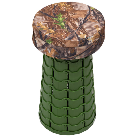 Nitehawk Telescopic Portable Hunting Stool, Camo Hunting/Fishing/Camping Padded Seat