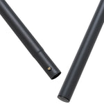 Woodside 35mm Replacement Parasol Pole 105cm Powder Coated Aluminium Garden Umbrella