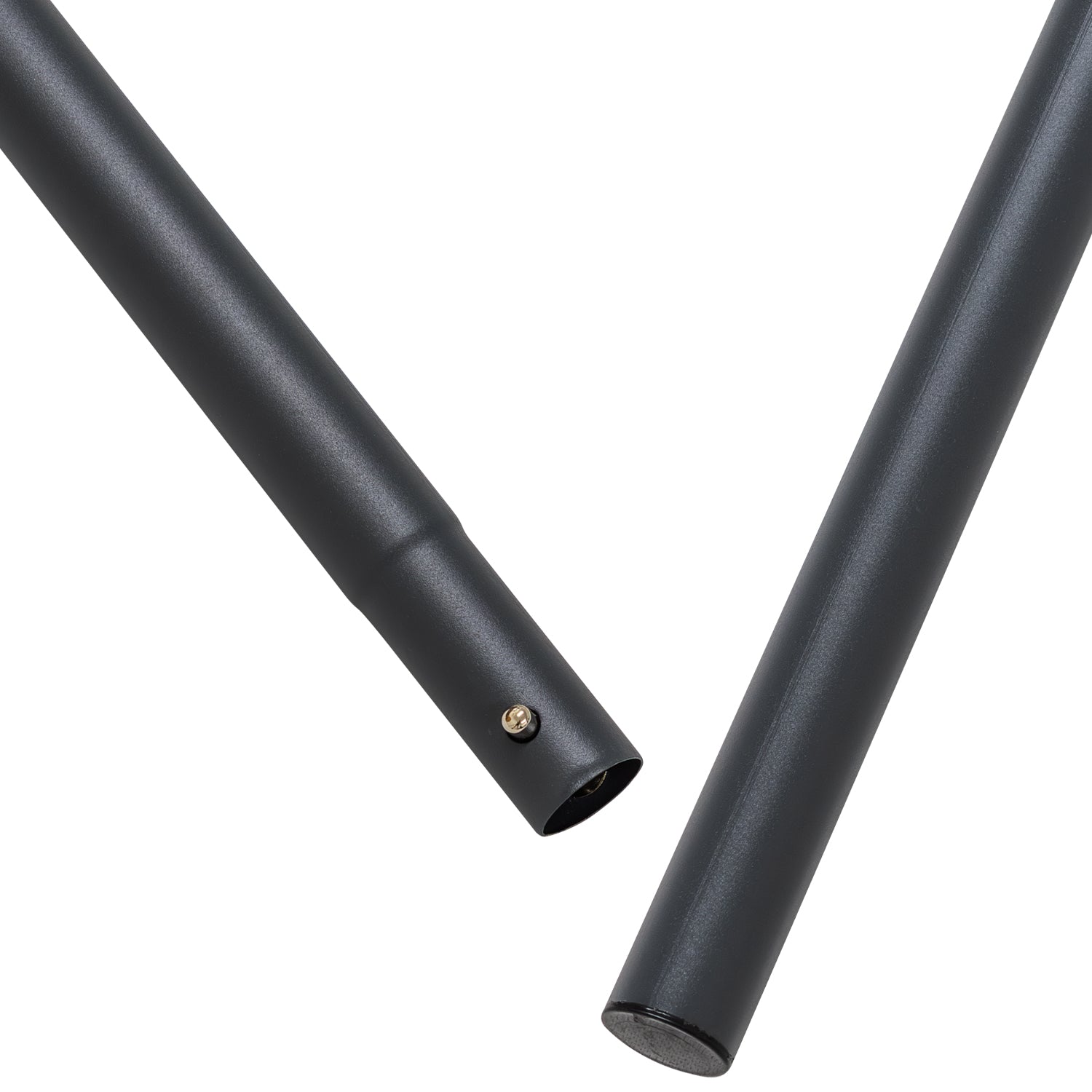 Woodside 35mm Replacement Parasol Pole 105cm Powder Coated Aluminium Garden Umbrella