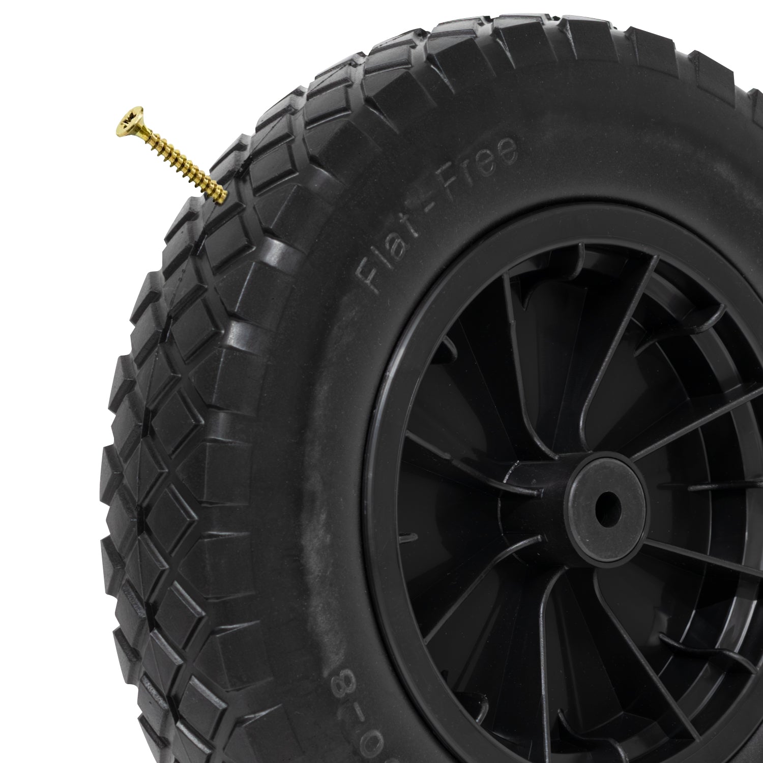 Woodside 14†Replacement Wheelbarrow Wheel, Heavy Duty Puncture Proof Tyre