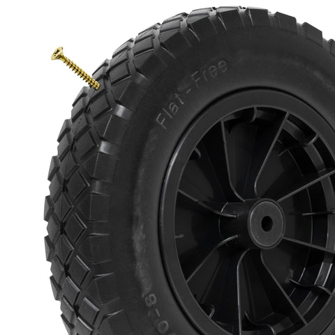 Woodside 14†Replacement Wheelbarrow Wheel, Heavy Duty Puncture Proof Tyre