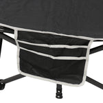 Andes Folding Single Camp Bed, Lightweight & Portable with Carry Bag & Pocket