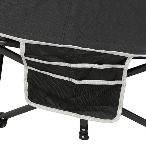 Andes Folding Single Camp Bed, Lightweight & Portable with Carry Bag & Pocket