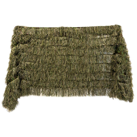Nitehawk Woodland Camo Ghillie Net, Hunting Shooting Hide Netting, 4m x 1.5m