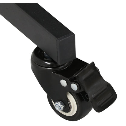 Woodside Dereham 4 Tier Wheeled Metal Garden Planter Flower Display Stand