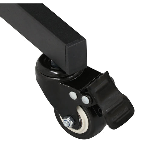 Woodside Dereham 4 Tier Wheeled Metal Garden Planter Flower Display Stand