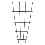 Woodside 1.2m Metal Garden Fan Trellis, Decorative Plant/Flower Pot Support, Pack of 2