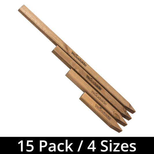 Woodside Square Pressure Treated Wooden Fence Posts/Stakes Garden Fencing Pegs