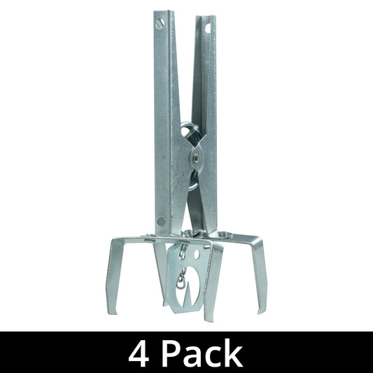 4 Pack of Woodside Heavy Duty Mole Claw Scissor Traps Fast Humane Kill