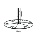 Woodside Heavy Duty Bird Feeding Station Patio Stand, Large 60cm Diameter Base