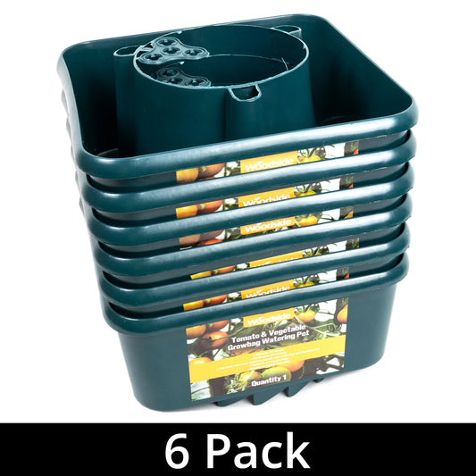 Woodside Tomato & Vegetable Growbag Watering Pots (pack of 6)