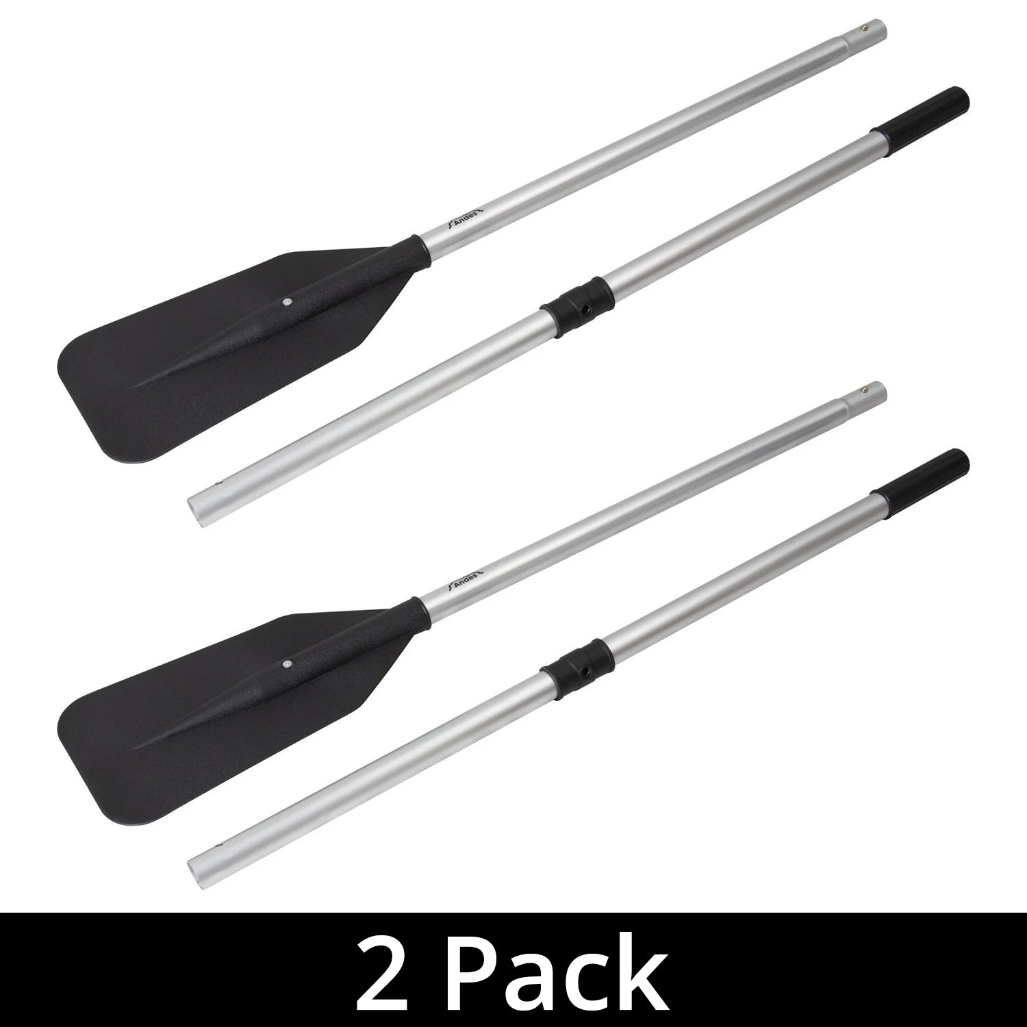 Canoe/Kayak 2M Set Of 2 Aluminium Dinghy Boat Oars Water Paddle By Andes