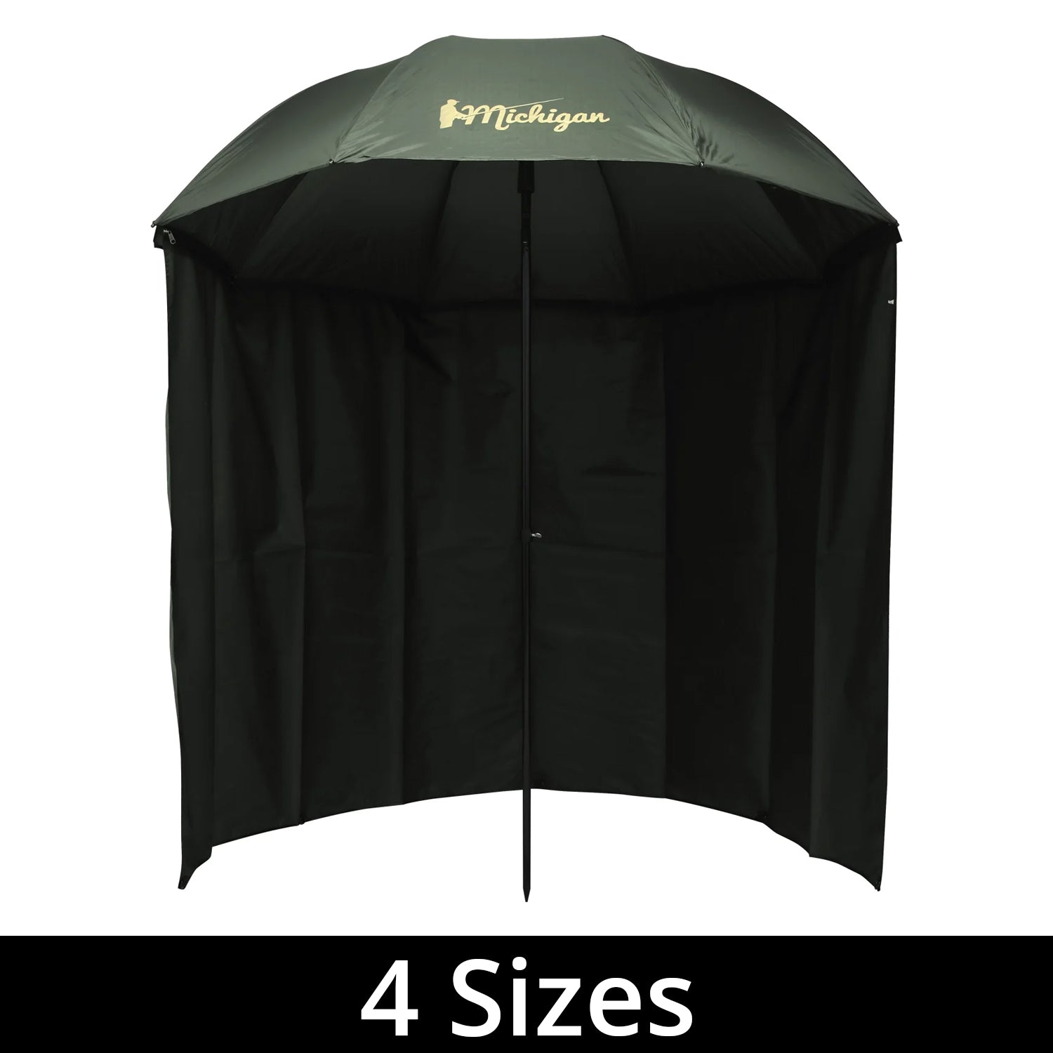 Carp/Sea Fishing Umbrella with Top Tilt and Zipped Sides Brolly Shelter