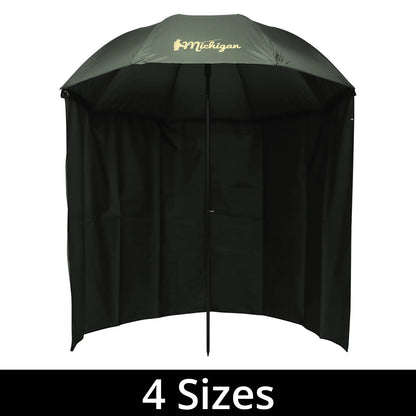 Carp/Sea Fishing Umbrella with Top Tilt and Zipped Sides Brolly Shelter
