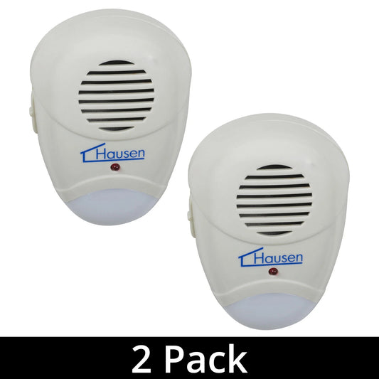 2 x Hausen Ultra Sonic Repellent Plug-In Rat/Mouse/Rodent Repeller Pest Deterren