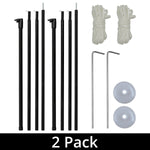 Andes Set of 2 Adjustable Telescopic Tent Pole Set