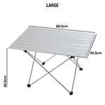 Andes Portable Folding Aluminium Camping Table Outdoor Picnic Beach Table