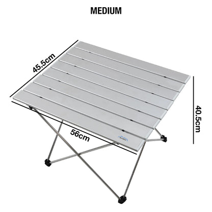 Andes Portable Folding Aluminium Camping Table Outdoor Picnic Beach Table