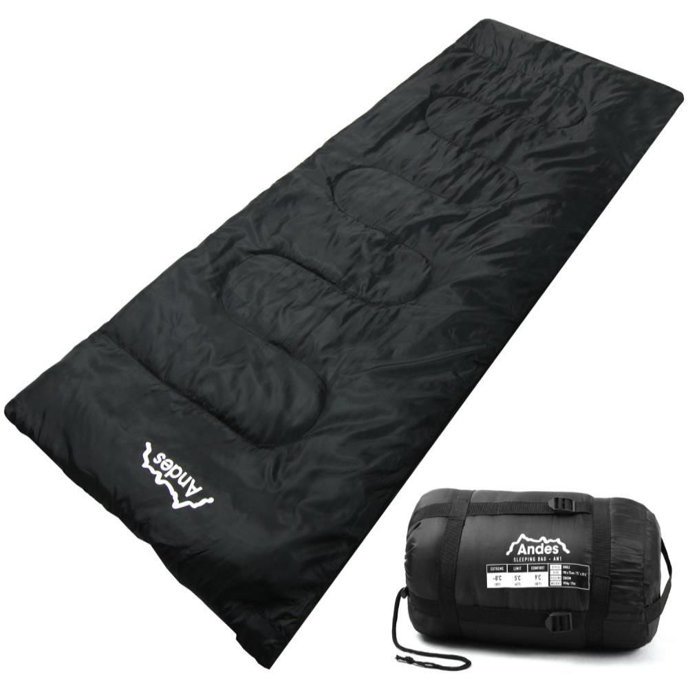Andes Palermo 250 2 Season Envelope Rectangle Camping Sleeping Bag