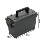 Nitehawk Durable & Lockable Ammunition Ammo/Tool Storage Box – Set of 2