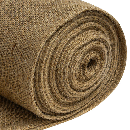 Woodside Natural Hessian Jute Roll Fabric for Gardening, Upholstery & Crafts – 10 & 20m