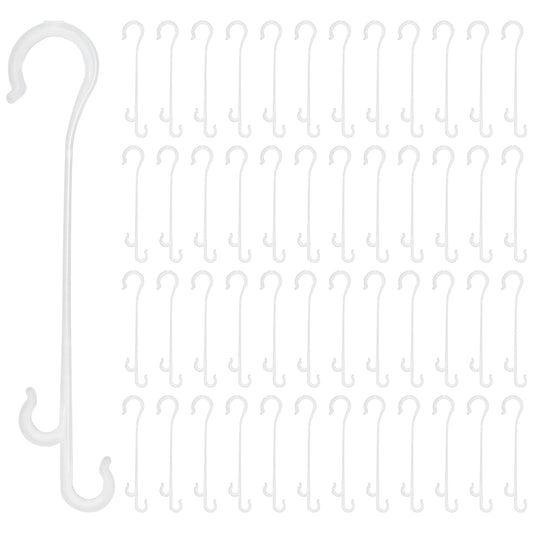 Pack of 200 Woodside 130mm flexible J hook plant supports, ideal for supporting tomatoes, fruits, and vegetables.