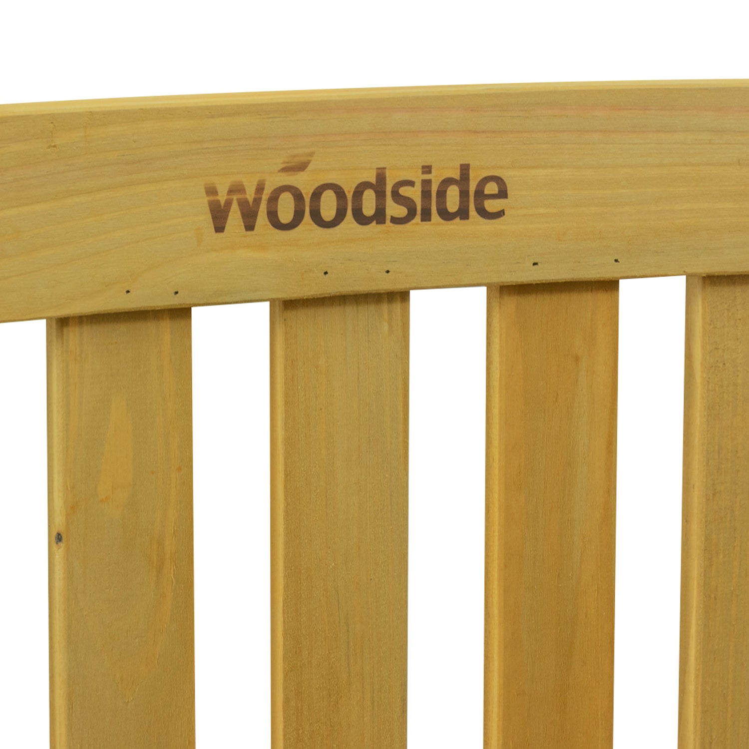 Woodside Narford Outdoor Wooden 2 Seater Bench Garden Patio Furniture