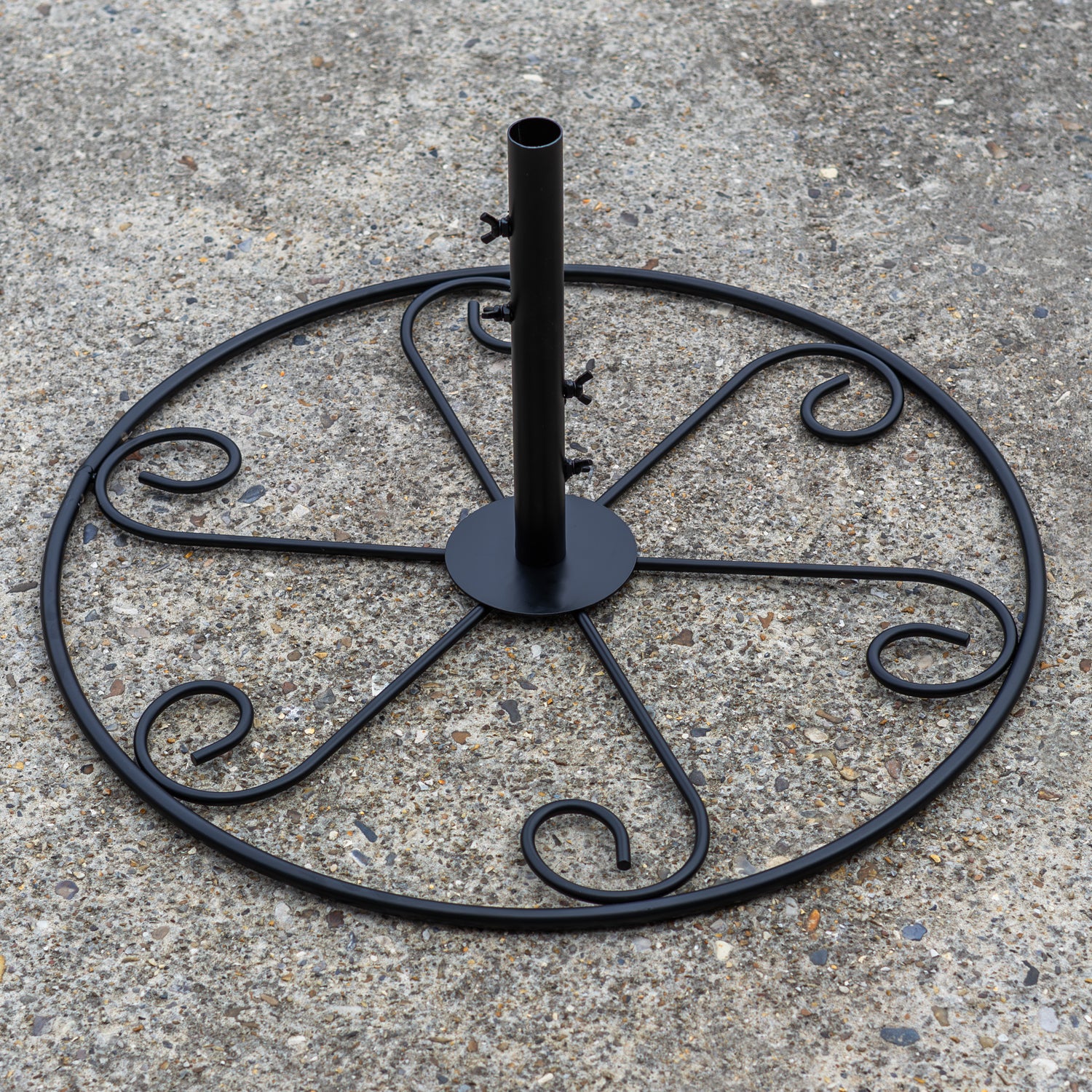 Woodside Heavy Duty Bird Feeding Station Patio Stand, Large 60cm Diameter Base