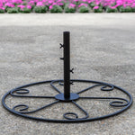 Woodside Heavy Duty Bird Feeding Station Patio Stand, Large 60cm Diameter Base