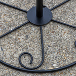 Woodside Heavy Duty Bird Feeding Station Patio Stand, Large 60cm Diameter Base