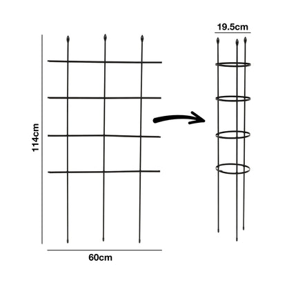 Woodside Multifunctional Plant Trellis/Cage for Climbing Tomato Plants 2 Pack