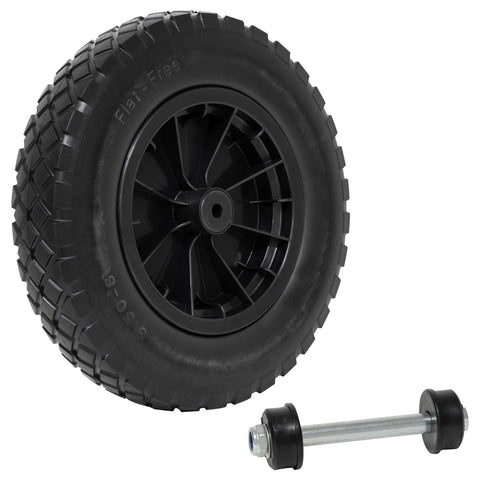 Woodside 14" Replacement Wheelbarrow Wheel, Heavy Duty Puncture Proof Tyre