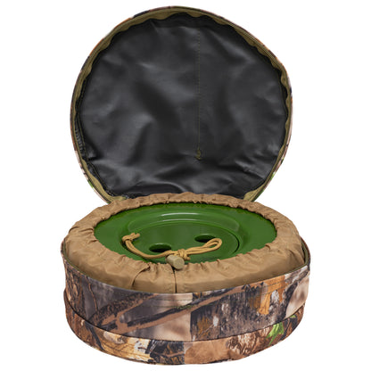 Nitehawk Telescopic Portable Hunting Stool, Camo Hunting/Fishing/Camping Padded Seat
