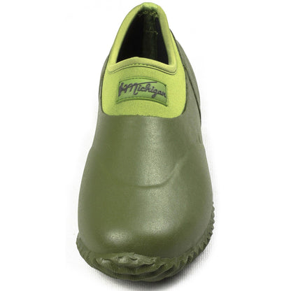 Michigan Green Neoprene Garden Boots Slip On Waterproof Outdoor Shoe
