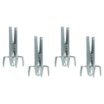 4 Pack of Woodside Heavy Duty Mole Claw Scissor Traps Fast Humane Kill