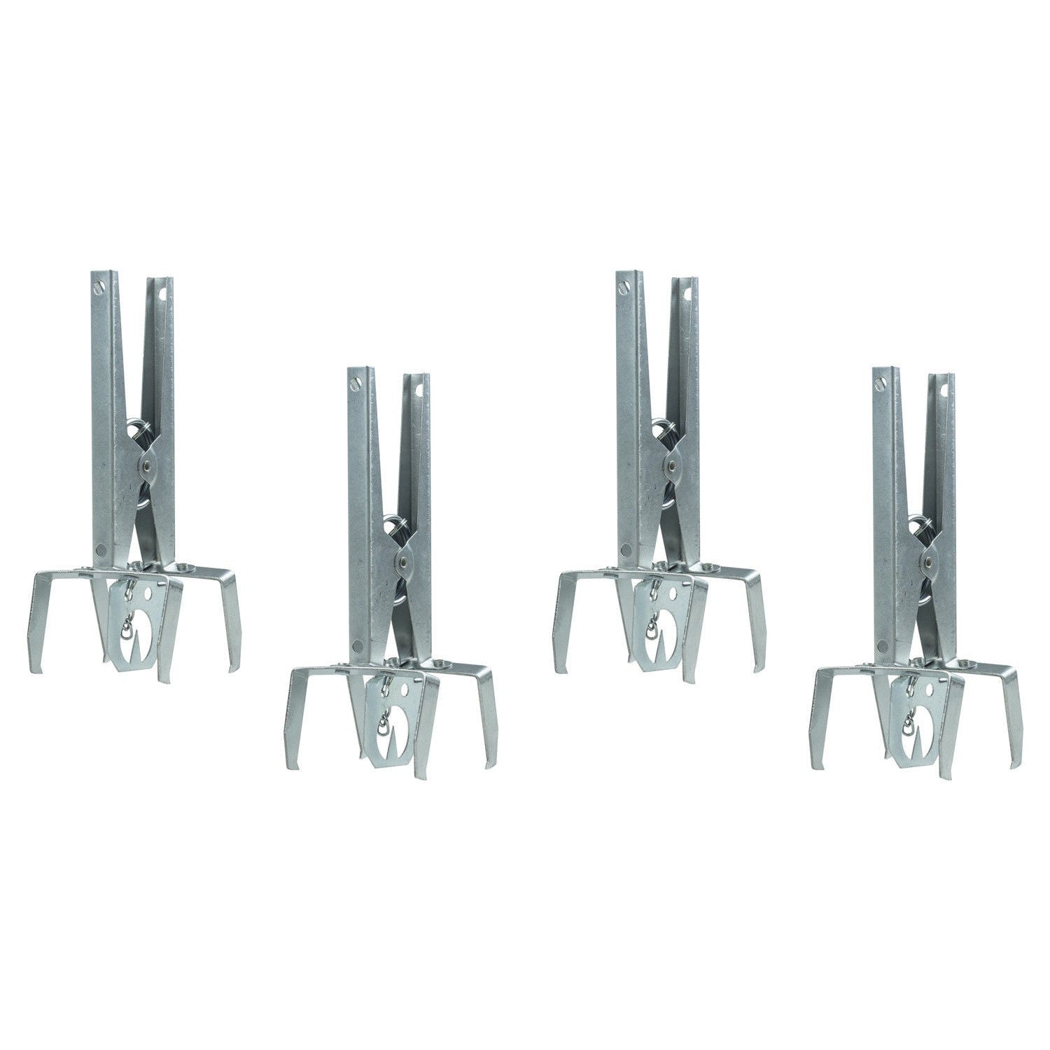 4 Pack of Woodside Heavy Duty Mole Claw Scissor Traps Fast Humane Kill