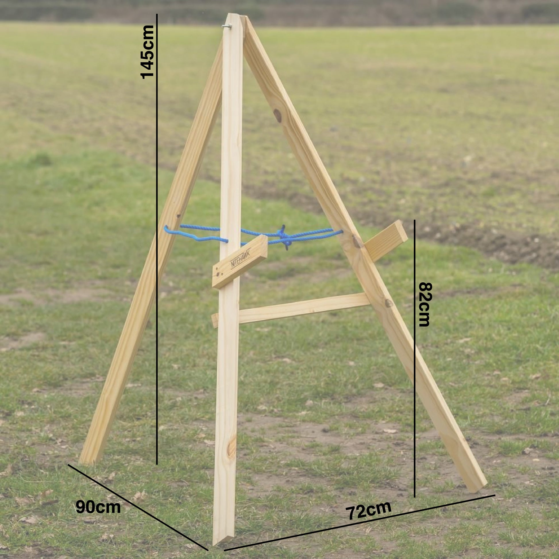 Nitehawk Wooden Foldable A-Frame Archery Target Tripod Stand