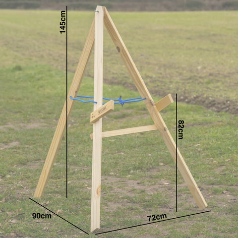 Nitehawk Wooden Foldable A-Frame Archery Target Tripod Stand