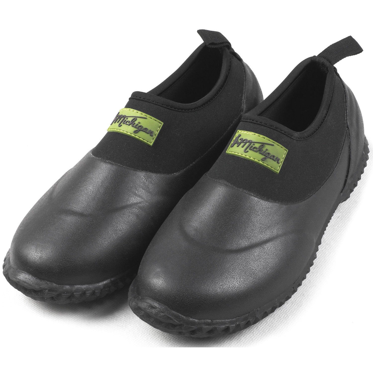Michigan Black Neoprene Garden Boots Slip On Waterproof Outdoor Shoe