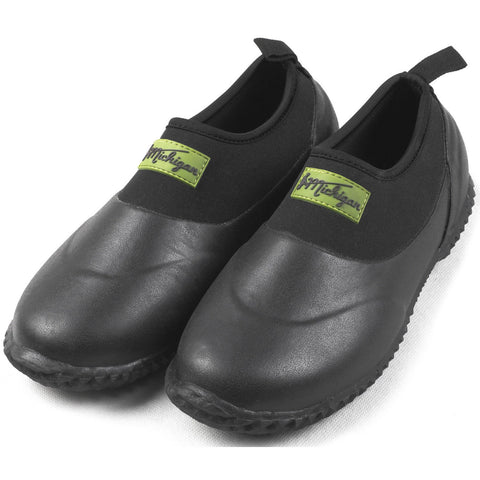 Michigan Black Neoprene Garden Boots Slip On Waterproof Outdoor Shoe