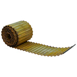 Woodside Metal Garden Border Edging 5m x 16.5cm Decorative Rusted Finish for Lawn/Pathways