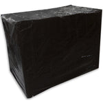 Woodside Black 2 Seater Outdoor Garden Bench Cover 1.34m x 0.7m x 0.99m