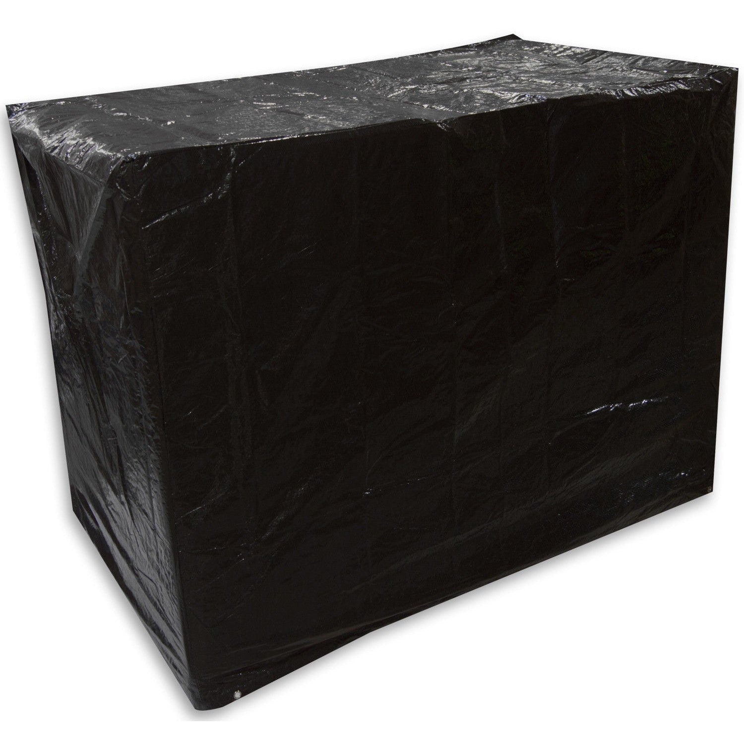 Woodside Black 2 Seater Outdoor Garden Bench Cover 1.34m x 0.7m x 0.99m