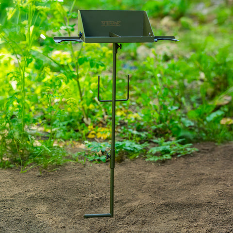 Nitehawk Hunting Hide Tray – Durable Steel Ammo Tray with Hooks & Divider