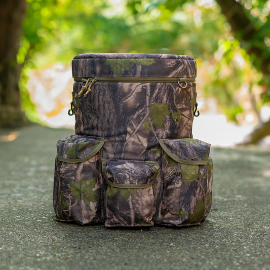 Nitehawk Camo Swivel Hunting Bucket Seat Backpack