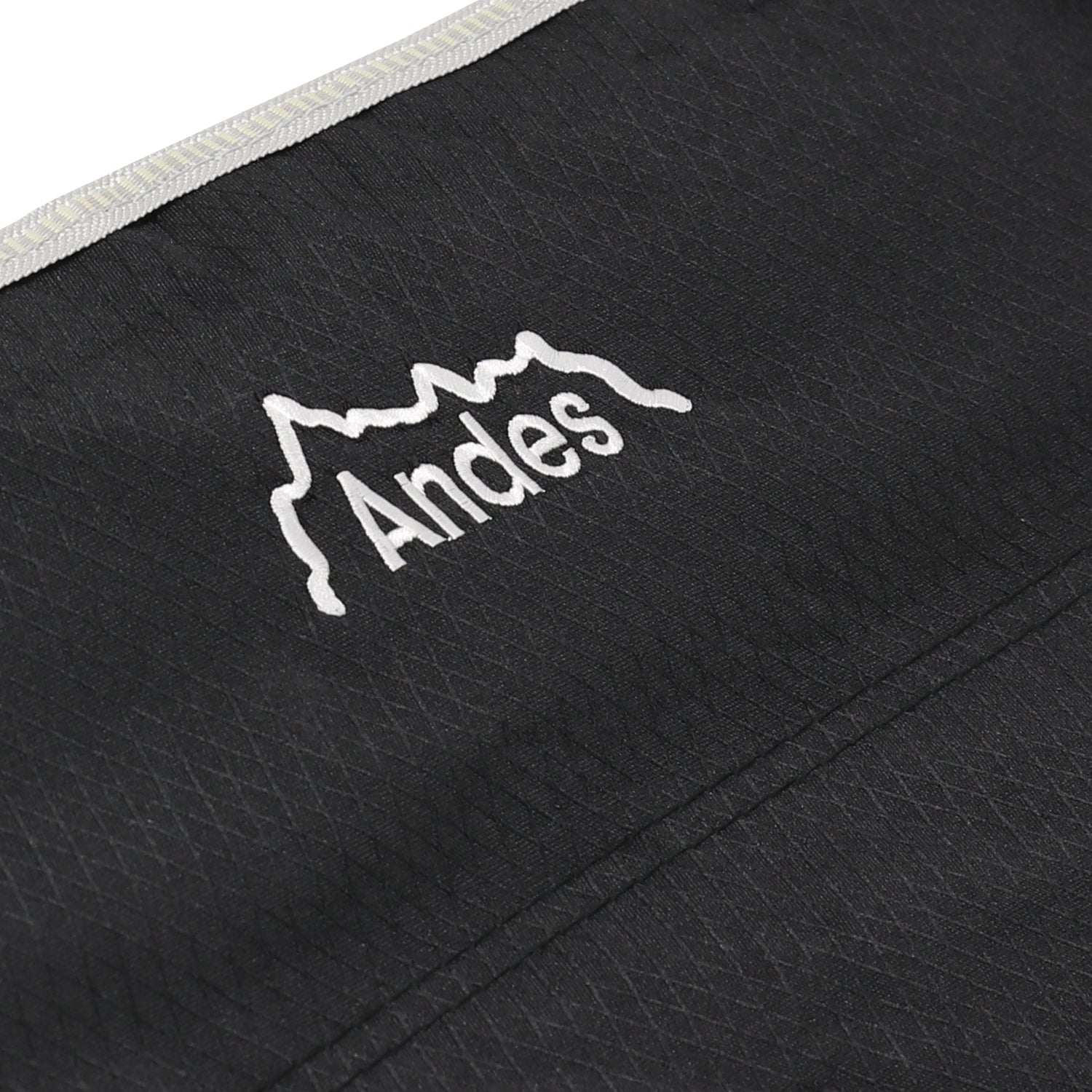 Andes Folding Single Camp Bed, Lightweight & Portable with Carry Bag & Pocket