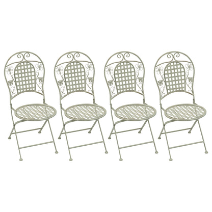 Maribelle Round Garden Chairs x 4